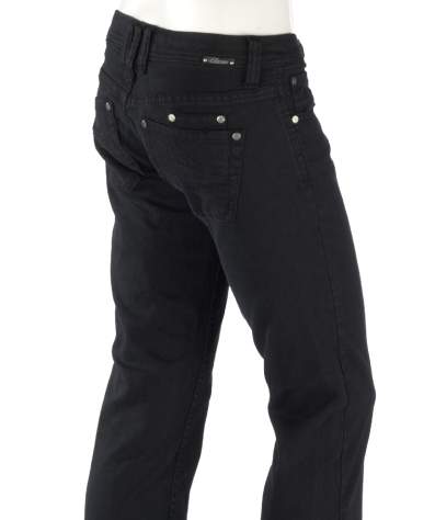 schwarze Jeanshose Bootcut